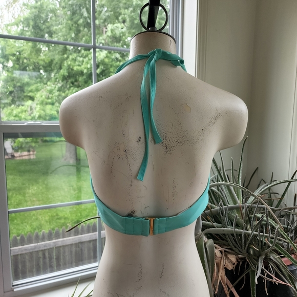 NWOT Victoria's Secret Close Up Demi Halter Bikini Top 36C - Picture 8 of 9